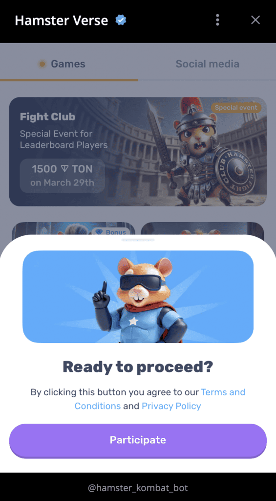 Hamster - Telegram Mini Apps